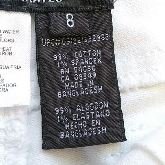 Nine West Separates Capri Pants 8 White - Picture 11 of 14